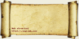 Valentina Daničić vizit kartica